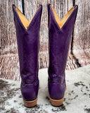 Victoria Black Star Leather Boots - Plum - Women's Shoes - Black Star - Bronco Western Supply Co.