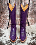 Victoria Black Star Leather Boots - Plum - Women's Shoes - Black Star - Bronco Western Supply Co.