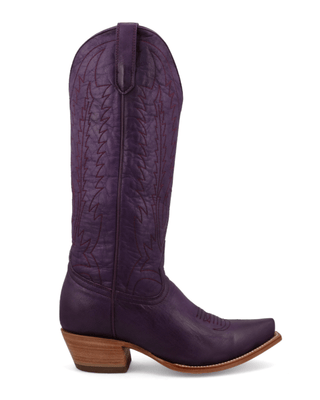 Victoria Black Star Leather Boots - Plum – Women's Shoes from Bronco Western Supply Co.
