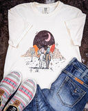 Vintage Western Boho Graphic Tee - Shirts & Tops - PJE Printing & Co. - Bronco Western Supply Co.