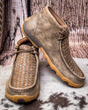 Wesley Chukka Driving Moc - Bomber and Tan - Women's Shoes - Twisted X - Bronco Western Supply Co.