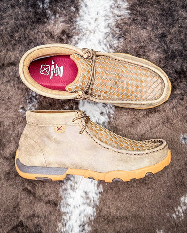 Wesley Chukka Driving Moc - Bomber and Tan - Women's Shoes - Twisted X - Bronco Western Supply Co.