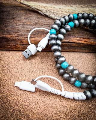 Western Beaded Car Charging Cable – Accessories from Bronco Western Supply Co.