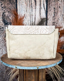 Western Mesa Tooled Crossbody Set in Khaki by Wrangler - Purses & Wallets - Montana West - Bronco Western Supply Co.