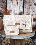 Western Mesa Tooled Crossbody Set in Khaki by Wrangler - Purses & Wallets - Montana West - Bronco Western Supply Co.