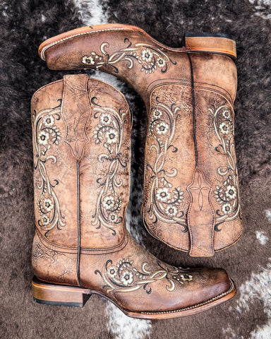Western Wildflower Circle G Boots - Women's Boots - Circle G - Bronco Western Supply Co.