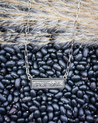 Westforge Scroll Bar Necklace – Jewelry from Bronco Western Supply Co.