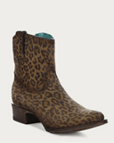 Whiskey Leopard Corral Boots - Women's Boots - Corral Boots - Bronco Western Supply Co.