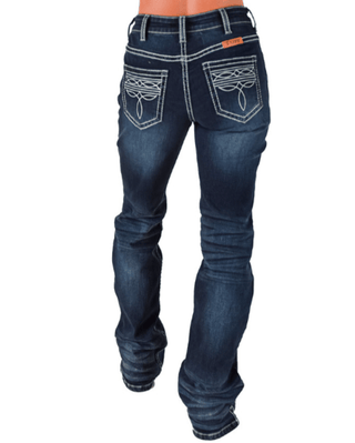 White Boot Stitch Bootcut Jeans – Apparel from Bronco Western Supply Co.