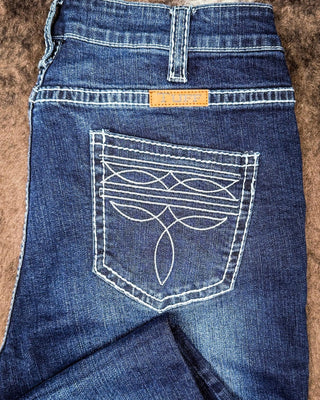 White Boot Stitch Bootcut Jeans – Apparel from Bronco Western Supply Co.