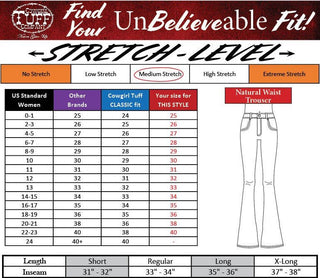 White Boot Stitch Trouser Jeans by Cowgirl Tuff – Apparel from Bronco Western Supply Co.