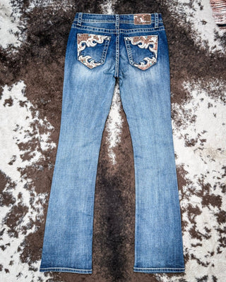 Wild Hide Women's Easy Fit Boot Cut Jeans by Grace in LA – Apparel from Bronco Western Supply Co.