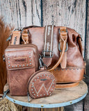 Wild Prairie 3 - Piece Bag Set in Brown by Wrangler - Purses & Wallets - Montana West - Bronco Western Supply Co.
