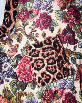Wild Vintage Floral V-Neck Top by Sterling Kreek – Apparel from Bronco Western Supply Co.