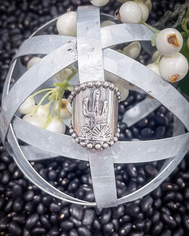 Wild West Fashion Cuff Ring - Jewelry - Blue Tortoise - Bronco Western Supply Co.