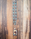 Wild West Layered Fashion Necklace - Jewelry - Blue Tortoise - Bronco Western Supply Co.