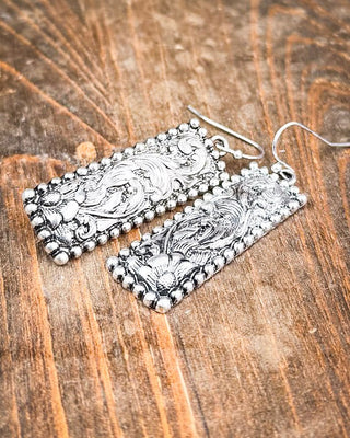 Wildflower Ridge Dangle Fashion Earrings – Jewelry from Bronco Western Supply Co.