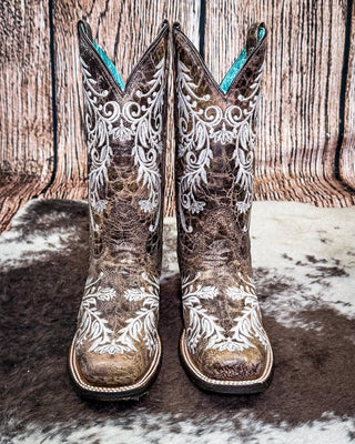 Willow Grace Corral Boot – Women's Boots from Bronco Western Supply Co.