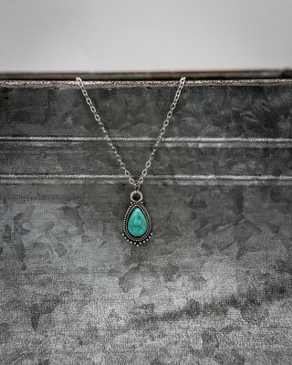 Willow Teardrop Pendant Necklace – Jewelry from Bronco Western Supply Co.