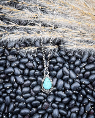 Willow Teardrop Pendant Necklace – Jewelry from Bronco Western Supply Co.