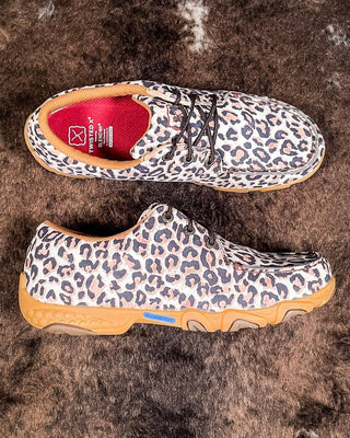 Winny Twisted X Boat Shoe Driving Moc - Leopard – Women's Shoes from Bronco Western Supply Co.