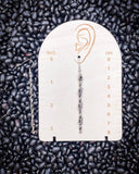 Wire Dangle Fashion Earrings - Silver - Jewelry - Blue Tortoise - Bronco Western Supply Co.