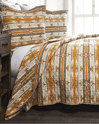 Wrangler Amarillo Sunset Quilt Set – Home Decor from Bronco Western Supply Co.