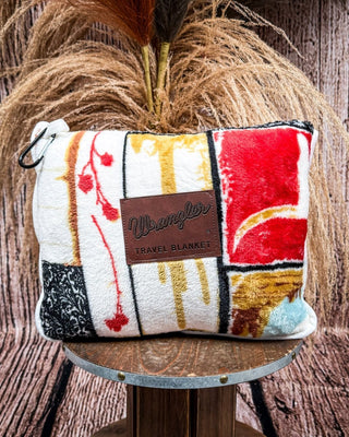 Wrangler Vintage Western Travel Blanket – Home Decor from Bronco Western Supply Co.