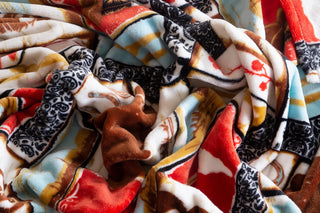 Wrangler Vintage Western Travel Blanket – Home Decor from Bronco Western Supply Co.