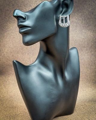 Wylie Western Buckle Stud Earrings – Jewelry from Bronco Western Supply Co.
