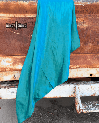 Wynona Wild Rag - Tuff Turquoise – Accessories from Bronco Western Supply Co.