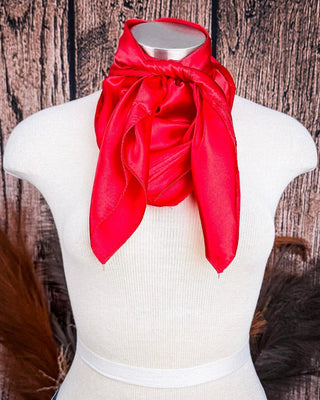 Wynonna Wild Rag - Cherry Red – Accessories from Bronco Western Supply Co.