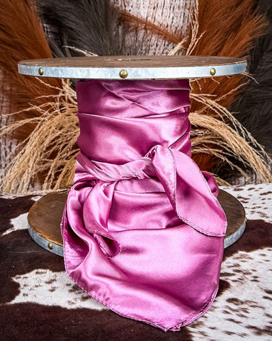 Wynonna Wild Rag - Mauve - Accessories - Rowdy Crowd - Bronco Western Supply Co.
