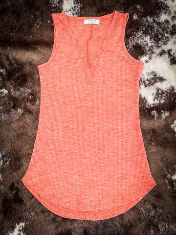 Tumbleweed Button Tank - Copper