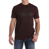 Men's Cinch Burgundy Graphic Tee Men Cinch Bronco Western Supply Co. 