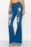 Big Sky High Distressed Flares Bottoms Apparel Bronco Western Supply Co. Bronco Western Supply Co. 