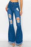 Big Sky High Distressed Flares Bottoms Apparel Bronco Western Supply Co. Bronco Western Supply Co. 