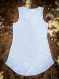 Tumbleweed Button Tank - Spring Blue