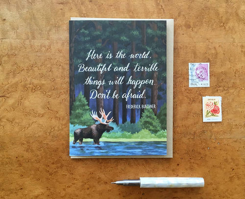 Buechner Quote Card Gift Items Noteworthy Paper & Press Bronco Western Supply Co. 
