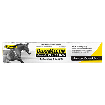DuraMectin Paste Dewormer (1.87% Ivermectin) Dewormer Durvet Bronco Western Supply Co. 
