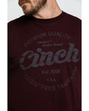 Men's Cinch Burgundy Graphic Tee Men Cinch Bronco Western Supply Co. 