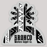 BW Aztec Spur Up Sticker Gift Items Bronco Western Supply Co. Bronco Western Supply Co. 