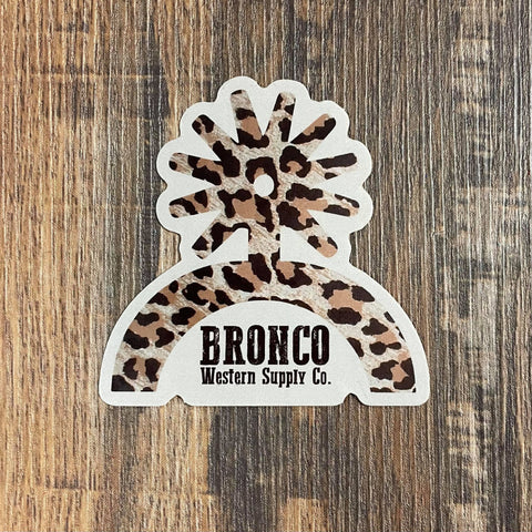 Leopard Spur Up Sticker Gift Items Bronco Western Supply Co. Bronco Western Supply Co. 