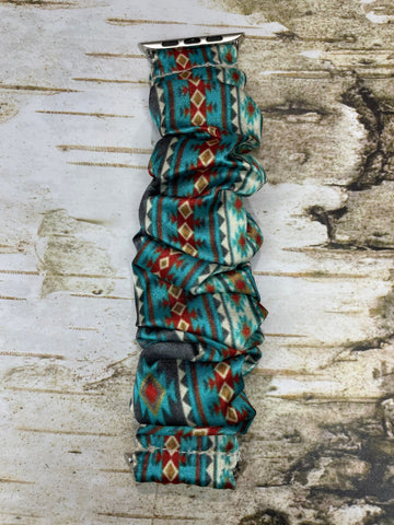 Scrunchie Navajo Pattern Apple Watch Bands - Dream Gift Items Bronco Western Supply Co. Bronco Western Supply Co. 
