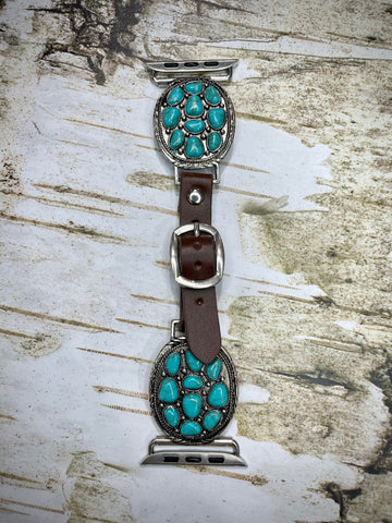 Concho Apple Watch Bands - Round Concho Gift Items Bronco Western Supply Co. Bronco Western Supply Co. 