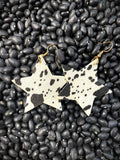 Constellation Cowhide Star Earnings Jewelry Bronco Western Supply Co. Bronco Western Supply Co. 