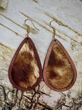 Kingman Cowhide Teardrop Earrings Jewelry Bronco Western Supply Co. Bronco Western Supply Co. 