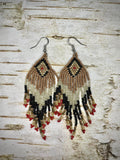 Semilla Seed Bead Earrings - Brown Jewelry Bronco Western Supply Co. Bronco Western Supply Co. 