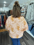 Morning Glory Floral Top Apparel Bronco Western Supply Co Bronco Western Supply Co. 