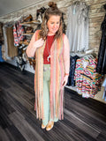 South of the Border Fringe Duster Vest